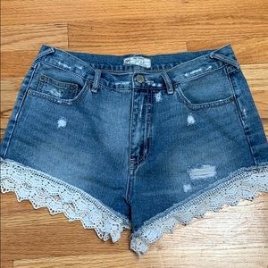 Free People Denim Shorts